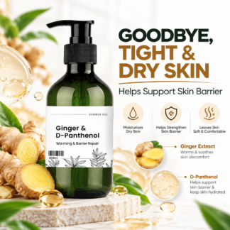 Ginger & D-Panthenol I Warming & Barrier Repair Shower Gel 300ml