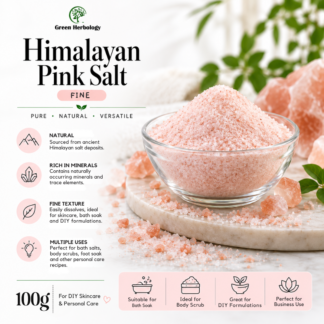 Iodised Himalayan Pink Bath Salt I Fine 100g